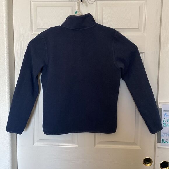 REI Cooperative Men’s Navy Snap Button Pullover Sweater Size M - Picture 2 of 4